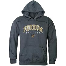 سويت شيرت بغطاء رأس من W Republic Ferrum College Panthers Campus - لون فحم هيذر، متوسط