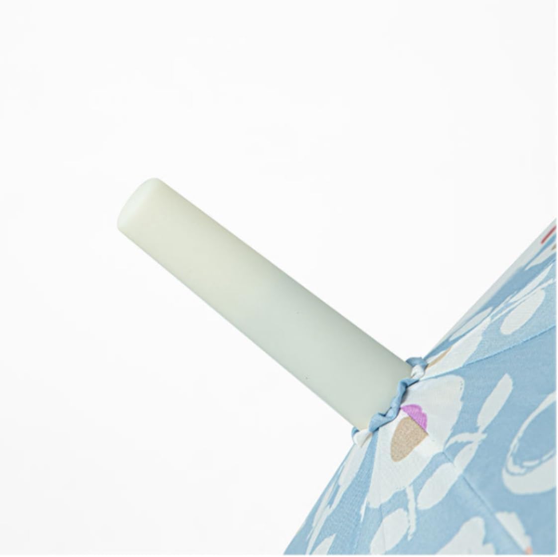 Portable Umbrella for Travel Pattern Tie Full Version Single Plune Aluminum Color Bone Skillet Women's Semi-Automatic Umbrella Umbrella Outdoor(C)