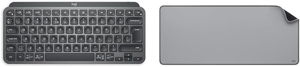 Logitech Mx Keys Mini Minimalist Wireless Illuminated Keyboard, Compact, Bluetooth, Backlit, USB-C,