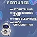 SEDLAV Pocket RC Robot Talking Interactive Dialogue - Voice Recognition, Record, Sing & Dance - Emo Robot for Fun, Language Learning, Anti Vector Moxie