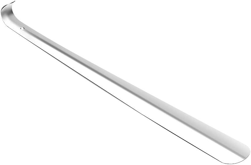 3 Calzascarpe Lunghi In Acciaio Inox 30 Cm | Per Adulti E Anziani - Design Ergonomico - Foto 3