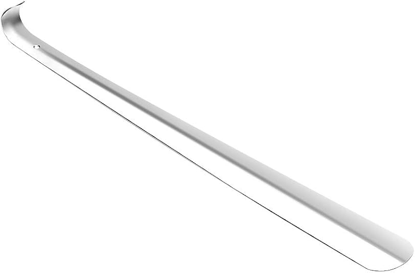 Calzascarpe In Metallo Con Manico Pelle - 2 Pezzi Da 17 E 42 Cm - Foto 10