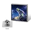 Star Lake Spacefrog Lapel Pin Brooches Square Fashion Brooch Pin Cute Button Badges Alloy Button Pins Enamel Pins Metal Pinback for Hat Shirt Clothing Bags #2