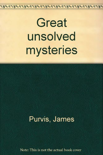Great unsolved mysteries 0448146304 Book Cover