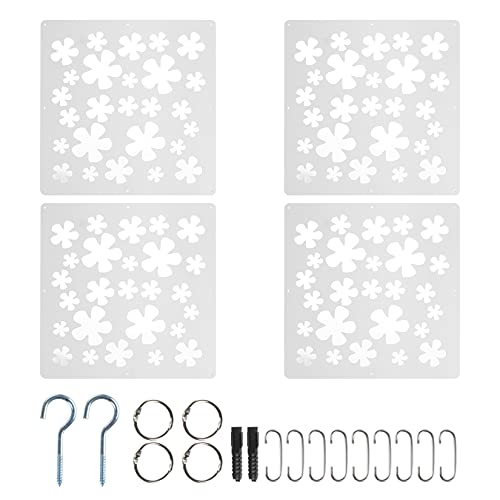 Mairuker Raumteiler zum Aufhängen, Raumteiler zum Aufhängen, Paneel für Wohnzimmer, Esszimmer, Schlafzimmer, Büro, Restaurant, 4 Stück Cover