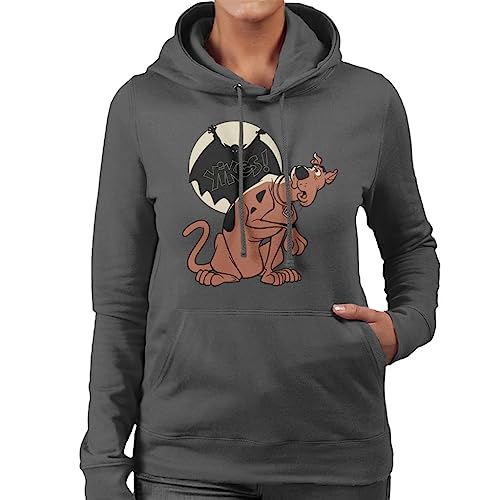 All+Every Scooby Doo Halloween Dracula Yikes Women's Hooded Sweatshirt Charcoal