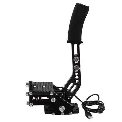 zmart USB �n���h�u���[�L SIM G25/27/29 T300 T500 PC���[�V���O�Q�[���p Fanatec�Ή� osw�Ή� �_�[�g�����[�n���h�u���[�L�V�X�e�� ���b�h �u���b�N �u���[ HB-1009 �����[�V���O�n���h�u���[�L e�X�|�[�c