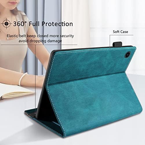 Vaitasy Case Samsung Galaxy Tab A8 10.5 Inch 2021 (SM-X200/ SM-X205/ SM-X207), Flip Book PU Leather Cover with Stand Function Case for Galaxy Tab A8 10.5" 2022 - Green