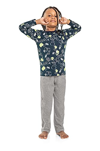 Pijama com Calça e Camiseta Estampada, Quimby, Meninos, Abstrato 1209, 6