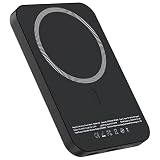 Morenjoy Magnetic Wireless Portable Charger, 10000 mAh Magnetic Battery for iPhone 14/13/12 Series,