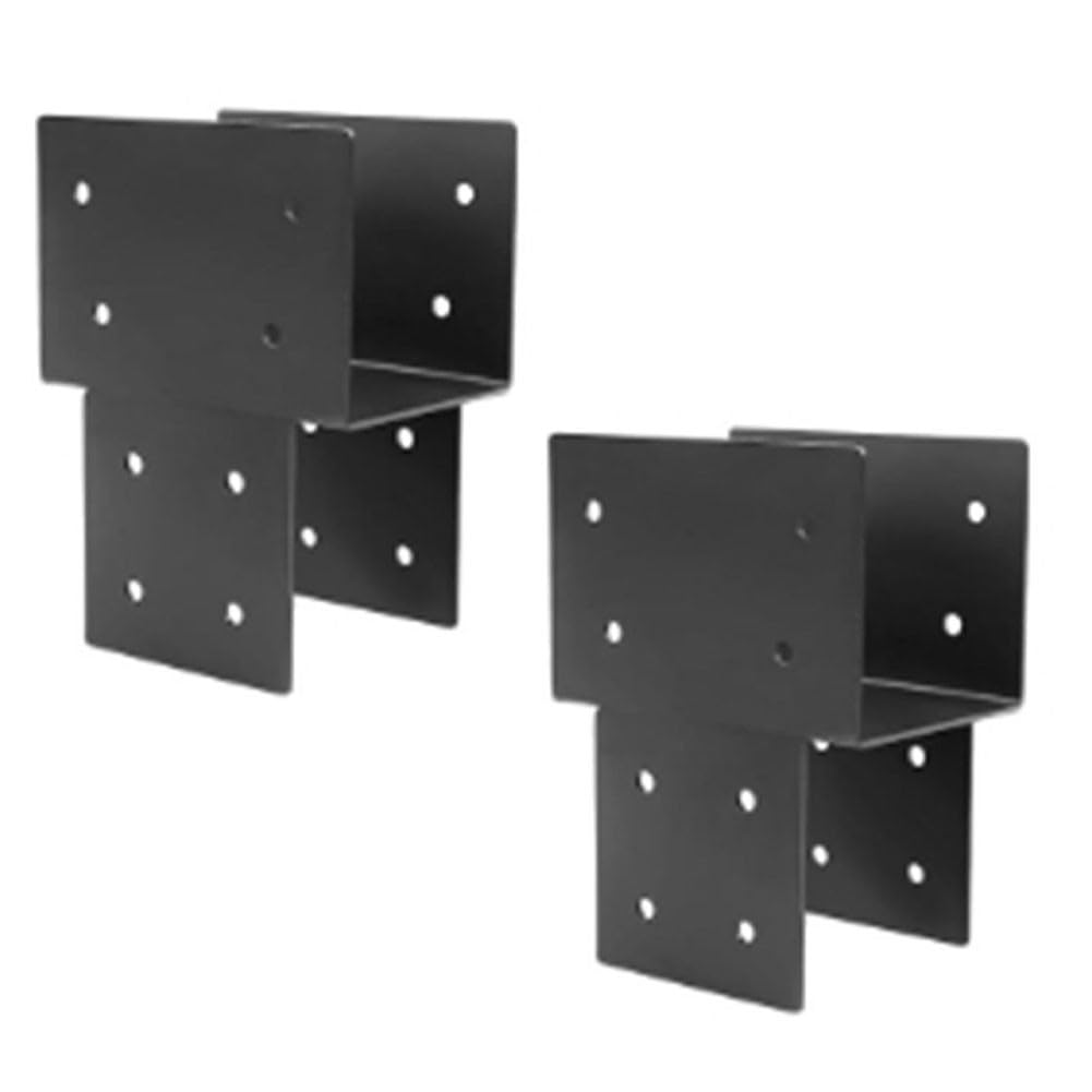 Supports poteaux tonnelle 10x10 cm anti-balancement pour structure terrasse