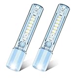 VAVOFO Blue LED Tactical Flashlight - USB-C Rechargeable, High Lumen, Fire-Resistant EDC Flashlight with Zoom Focus, 3 Modes, Red/Blue Strobe - Ideal for Camping, Hiking, Emergency Use