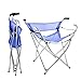 Freshore Canes and Walking Sticks Seat Collapsible 300lbs - Sport Folding Chair Seat Cane 4 Stool Walker for Camping (Heavy Duty Aluminum Alloy 1kg -2.2lb Weight XL Size Blue)