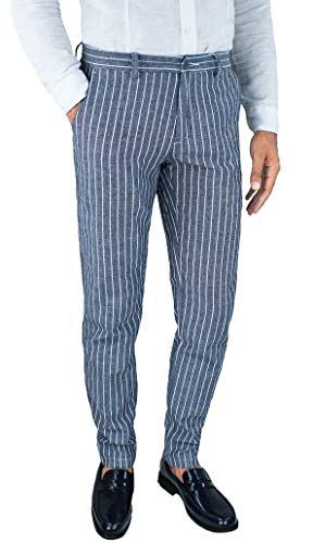 Pantaloni Uomo in Lino sartoriali
