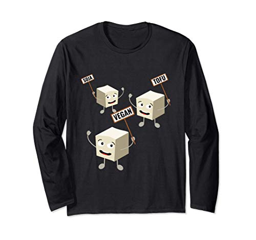Tofu Soja Vegan Nutrition Vegan Cadeau Veganisme Manche Longue
