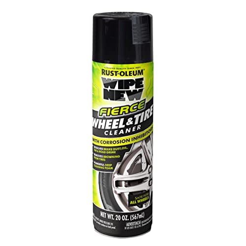 Rust-Oleum 372668 Wipe New Fierce Wheel & Tire Cleaner, 20 oz, (Pack of 1)