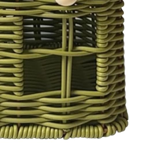 Cesta en forma de casa para jugar al aire libre y decorar con encanto natural 7