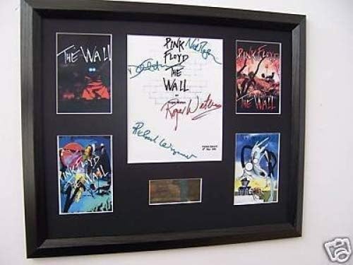 filmcell factory Pink Floyd autograph display music memorabilia
