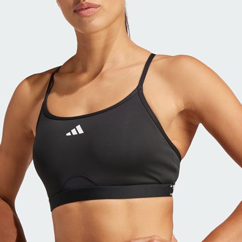 adidas Women's Aeroreact Training 3-Stripes Bra4