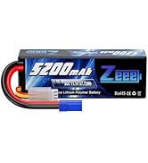 Amazon.com: Zeee 2S Lipo Battery 6000mAh 80C 7.4V Hard Case RC