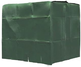 Protege tu suministro de agua con cubiertas protectoras de aluminio, cubierta de tanque de agua de lluvia de 1000 L (verde)