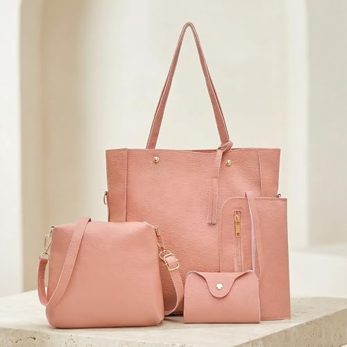 Set de 4 bolsos para mujer, minimalista y grande miniatura 1