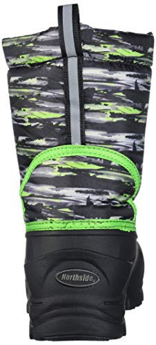 Northside Kid's Icicle Snow Boot, Black Green - 10 M Us Toddler #TOP2