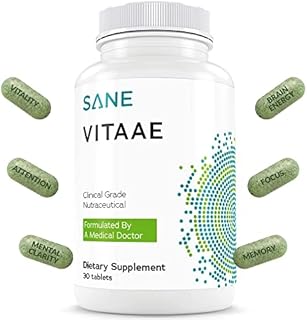 SANE Vitaae - Citicoline - Brain Supplements for Memory and Focus - Throat Phlegm Support - Nootropic Supplements for Brain Health