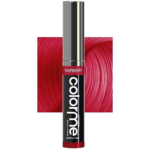 Colorme Root Touch Up Temporary Hair Mascara to color and Blend Semi Permanent Dye regrowth. Washes Out (RASPBERRY)