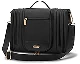 Travel Toiletry Bag - Waterproof Travel Kit for Men and Women - Hanging Travel Bag for Toiletries with TSA Approved Clear Bag Included - Spacious, Compact, Perfect Mens Kit for Air Travel