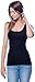 2 Pack Zenana Women's Ribbed Racerback Tank Tops Med Black, White