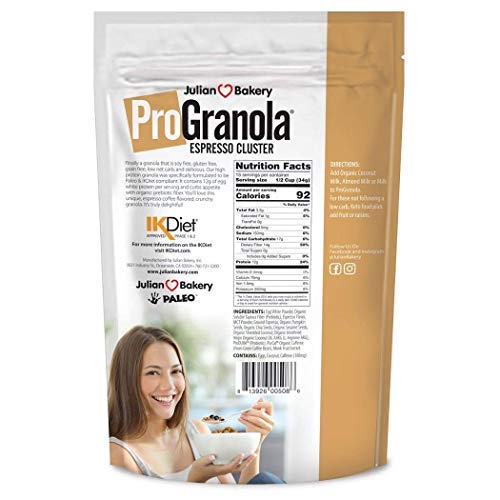 Julian Bakery® ProGranola® | Espresso | 12g Protein | Paleo | 3 Net Carbs | Gluten-Free | Grain-Free | 15 Servings - Thumbnail 2