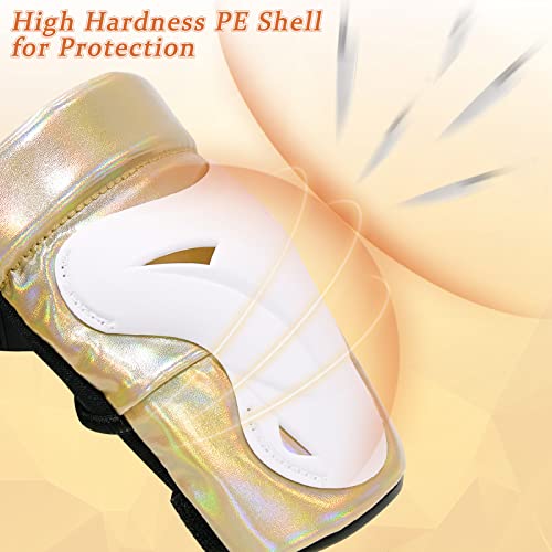 Bienbee Knee Pads For Women, Knee Pads Wrist Guard Knee And Elbow Pads Adult Protective Gear Set For Skateboard, Roller Skating, For Women Men Youth Adult Kids #TOP3