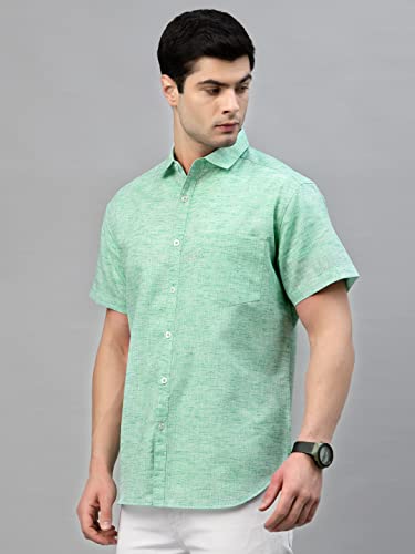 Image of Style Quotient Men Beige Comfort Casual Shirt