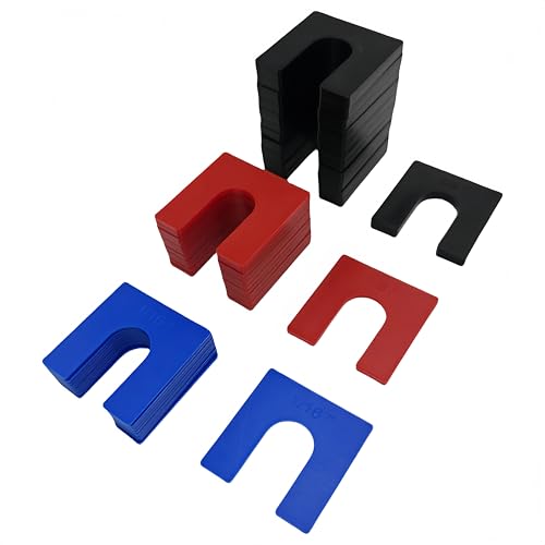 36Pcs Auto Lift Installation Leveling Shim Kit for 2 Post 4 Post Lift Surface Mount, 4/5