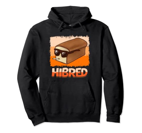Hibred Baking Flour Rolling Pin Cake Smoking Bread Pullover Hoodie