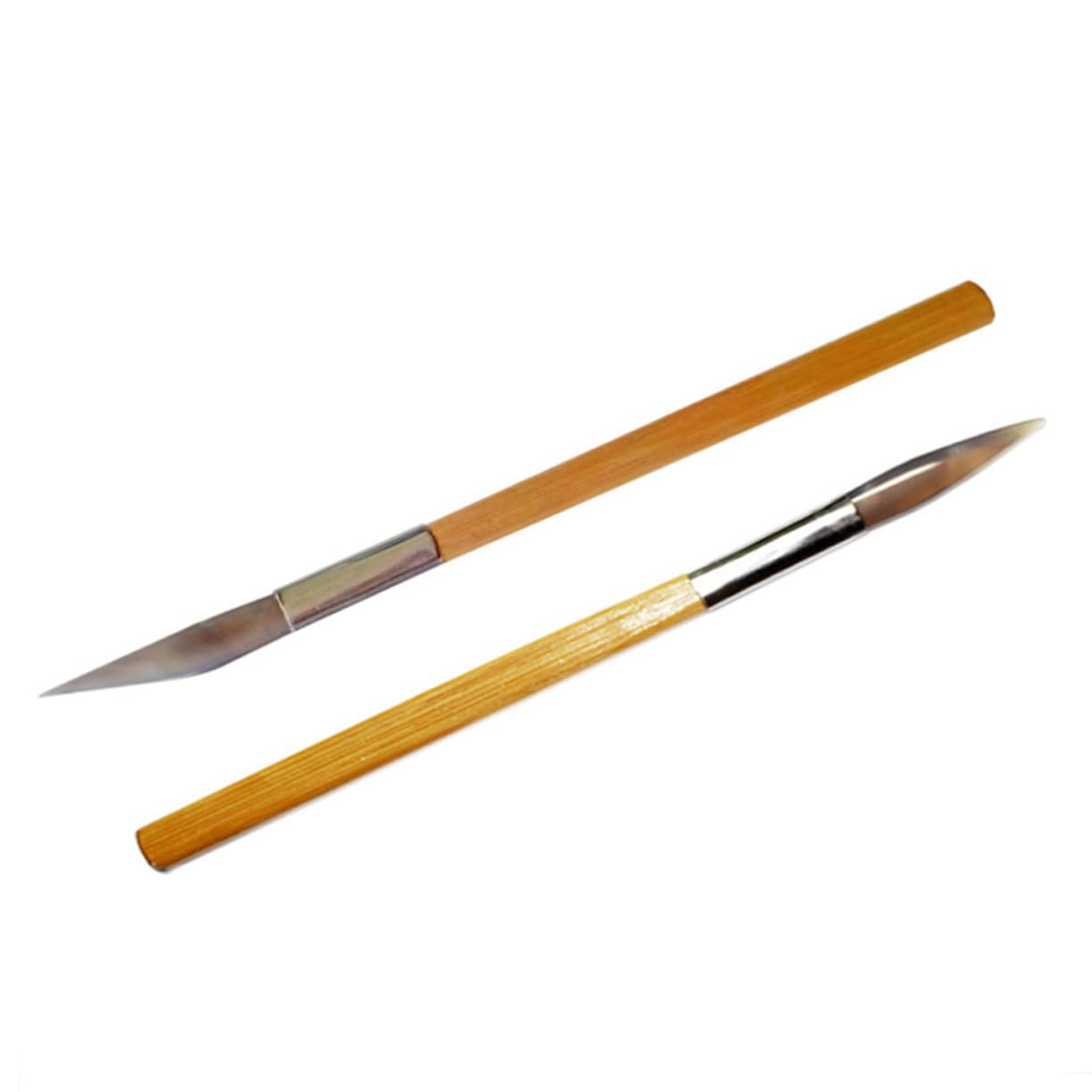 GARVALON 4pcs -Handle Agate Polishing Tool Jewelry Polishing Accessories Kit Includes Professional Knives for Jewelry Making