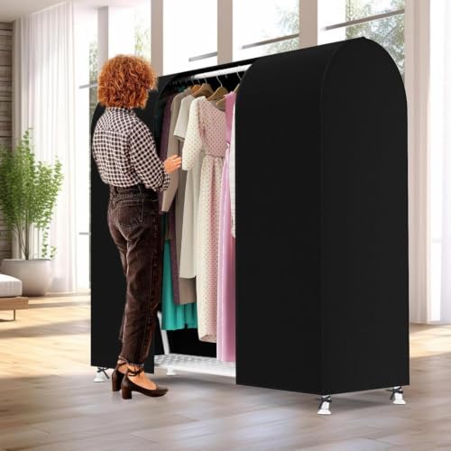 Funda para perchero en el dormitorio que cuida tus chaquetas 3