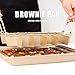 SUNCITY Non Stick Brownie Baking Pan with Dividers, Rectangular Baking Pan for Baking Cake Biscuit Muffin Fudges and Chocolate