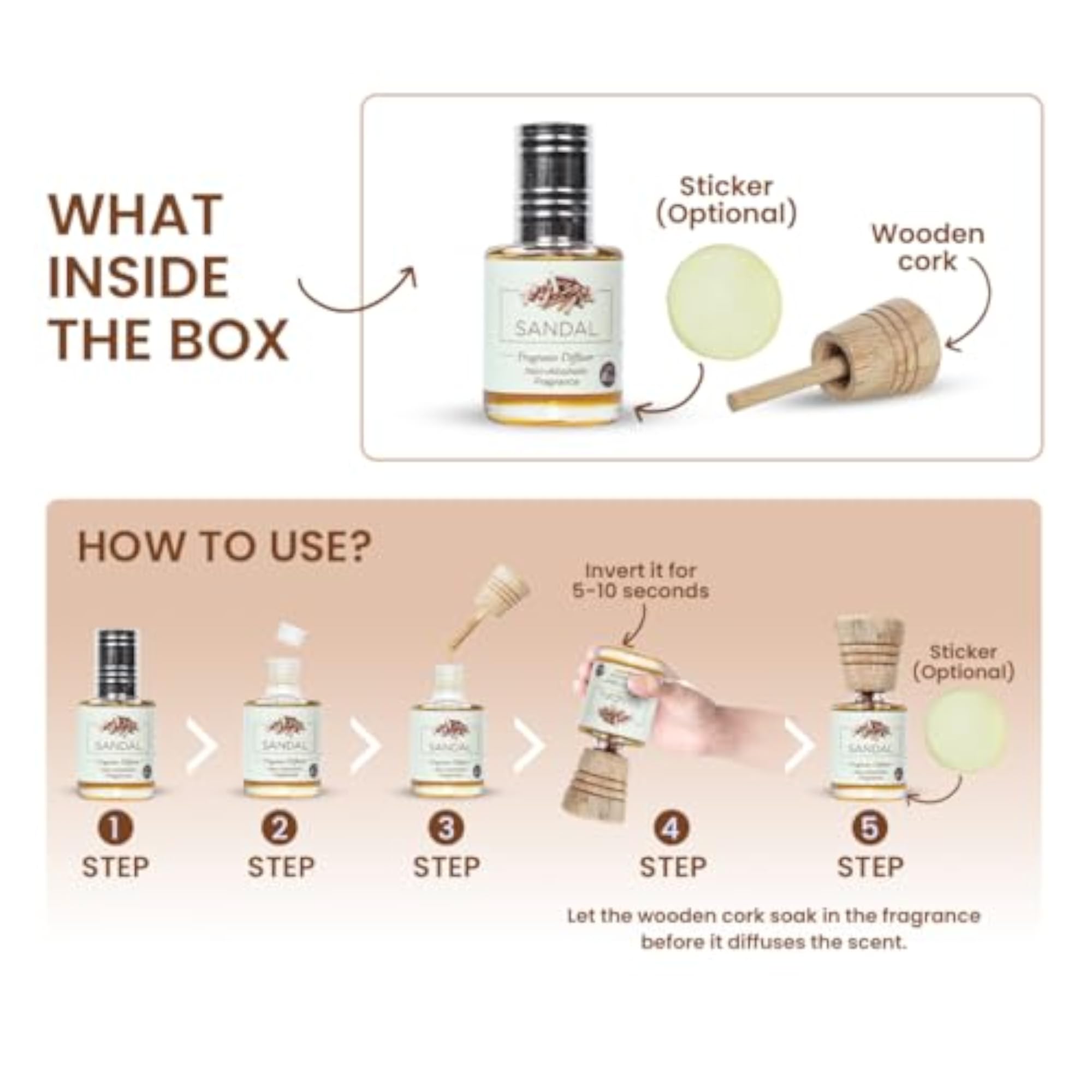 Fragrance Diffuser Oil Set, 5 x 10ml