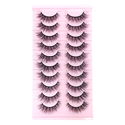 JUANMAO Geschenke für Frauen Falsche Wimpern lange wimpern Long Lasting False Lash wimpern shampoo eyelash extension cluster lashes wimpern halbe wimpern natürliches Cover