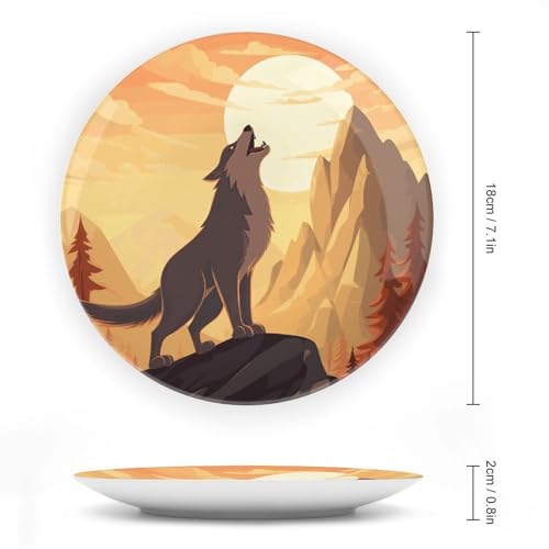 Plato Decorativo de Porcelana Bone China 7 pulgadas miniatura 2