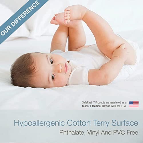 SafeRest Mattress Protector Twin XL College Dorm Room Bed Size