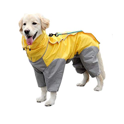 レインコート 犬用レインコート カッパ 犬服 四季用 雨具 防水ジャケット 通気 帽子付き 足付き 雨の日 散歩用 小型犬 中型犬 大型犬 着脱簡単 汚れ防止 防水 防風 防雪 防塵 多色 多サイズ 梅雨対策 耐久性 快適 風邪防止