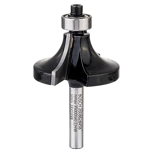Bosch Fresa de bolear 6 mm, R1 12,7 mm, D 38,1 mm, L 18,6 mm, G 60 mm