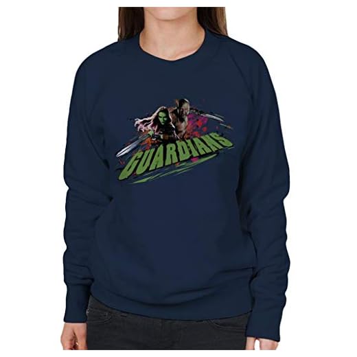 Marvel Guardians of The Galaxy Vol 2 Gamora and Drax Women's Sweatshirt