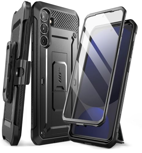 Coque Samsung S24 FE antichoc pour le sport et le travail avec clip ceinture