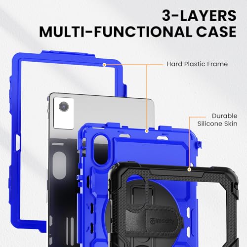 Funda para Lenovo Tab M11 de 11 pulgadas protector antichoque azul 7
