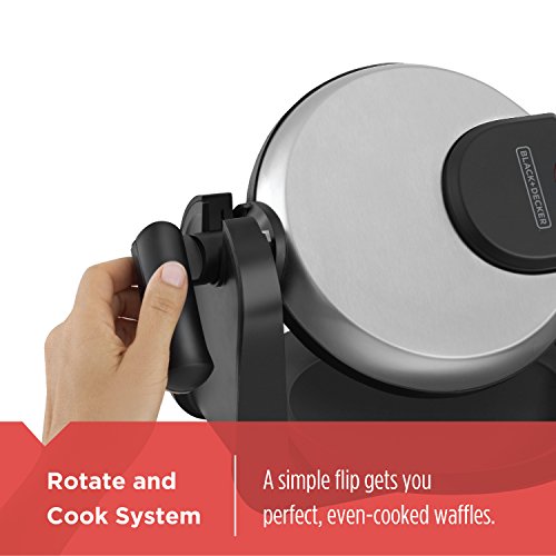 Black+Decker Flip Waffle Maker, Silver, Wm1404S #TOP2