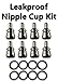 HHC Diesel ~ FORD 6.0L LeakProof Nipple Cups/Ball Tube Kit! Includes 8-LeakProof Nipple Cups and 8-Heavy Duty Viton Seals ~ F60L-8NIPPLE